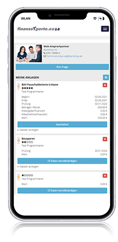 Finanzexperte App - Anlagen