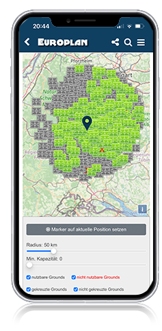 EUROPLAN - Umkreissuche